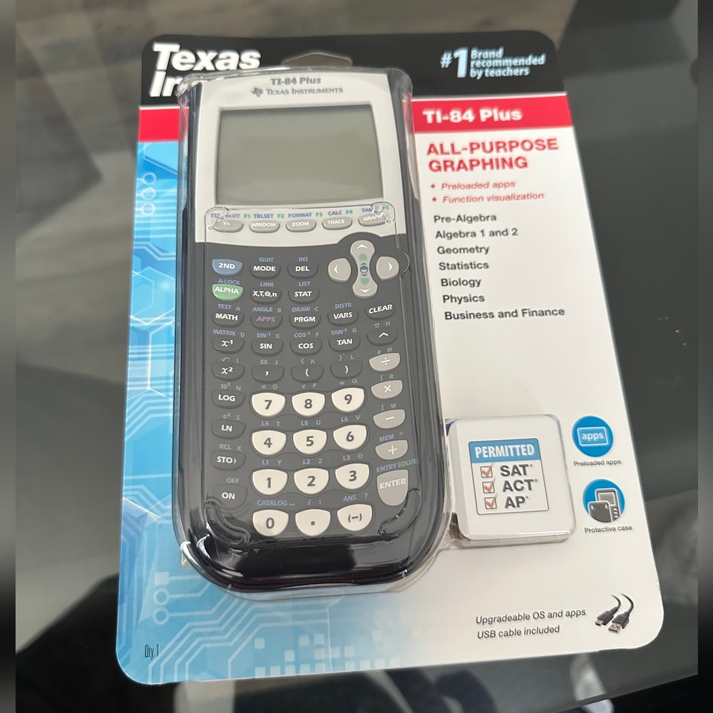Texas Instruments TI-84 Plus Graphing Calculator - Black